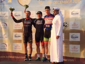 Michael Schweizer gewinnt 2. Etappe der Tour of Al Zunarah - Foto Team NRW