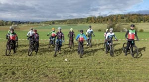 Die Nachwuchs-Mountainbiker des Radsportverbandes NRW